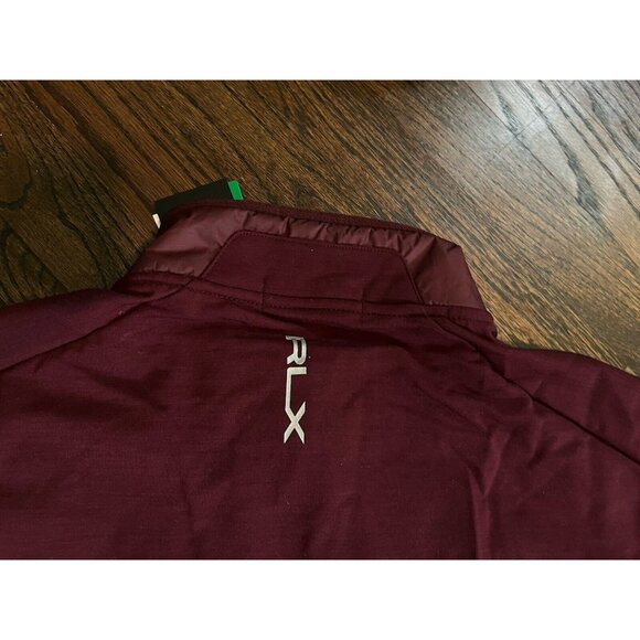NWT RLX Wool Blend Performance Full Zip Hybrid Jacket Maroon Red Mens Sz XL $248 - Picture 9 of 10